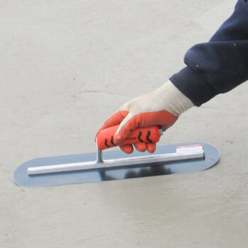 Blue Steel Pool Trowel with a ProForm® Handle on a Long Shank